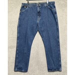 Wrangler Jeans Mens 40x38 Blue George Strait Cowboy Cut Original Fit Denim NWT